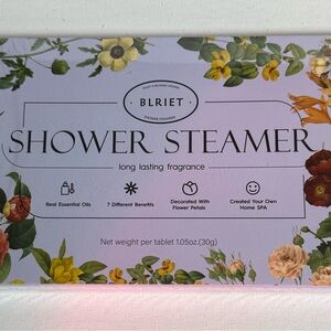 Shower Steamer with Floral Design set of 8